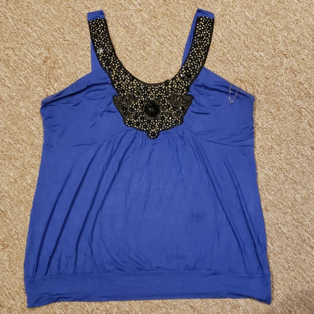 Embellished tank top